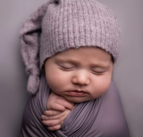 swaddled baby